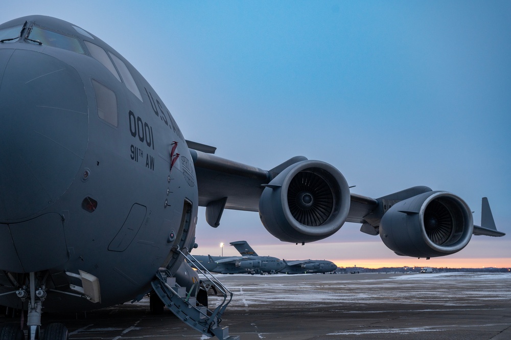 C-17 sunrise