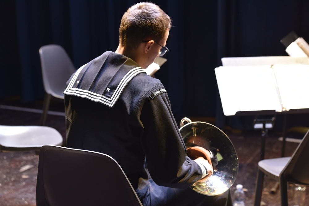 U.S. Naval Forces Europe and Africa Band Concert at Teatro De Lise