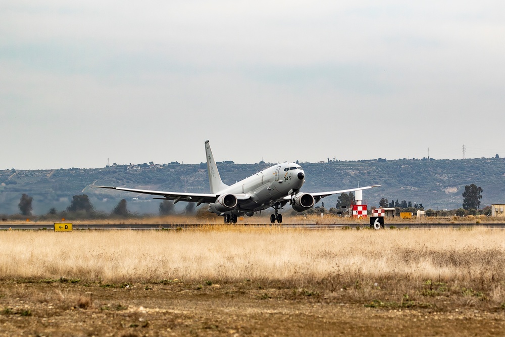 P-8A Poseidon Takes Off