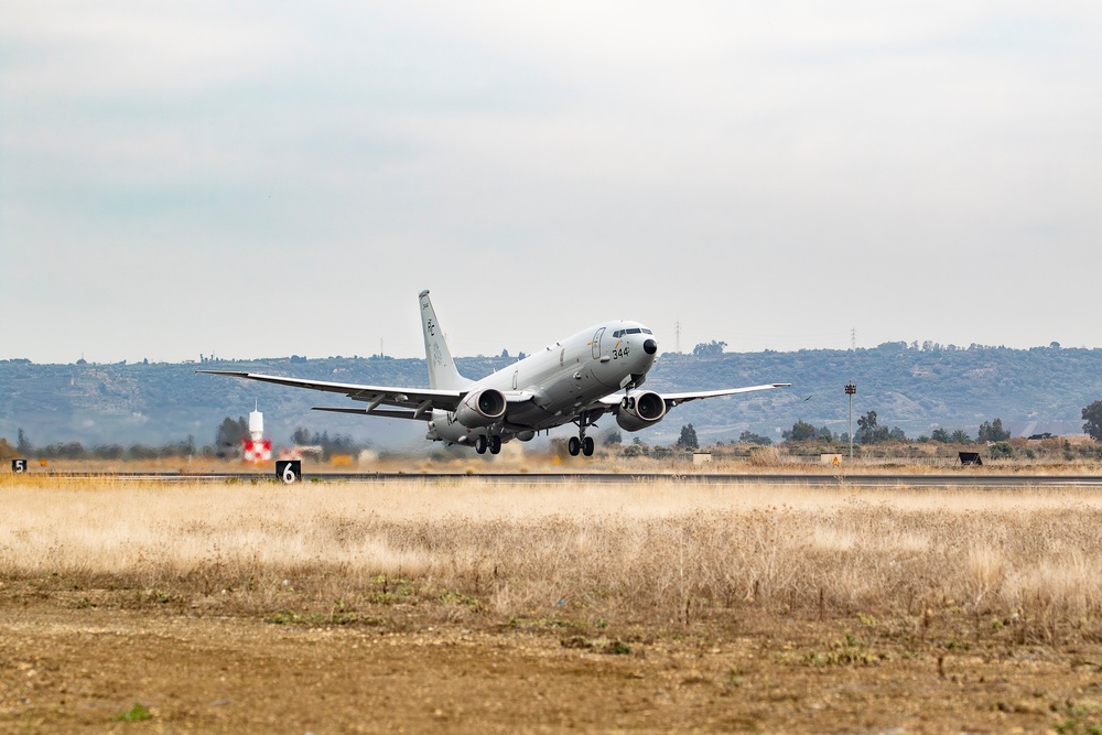 P-8A Poseidon Takes Off