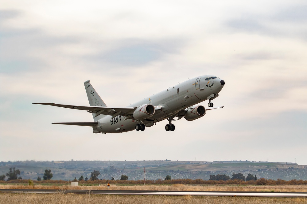 P-8A Poseidon Takes Off