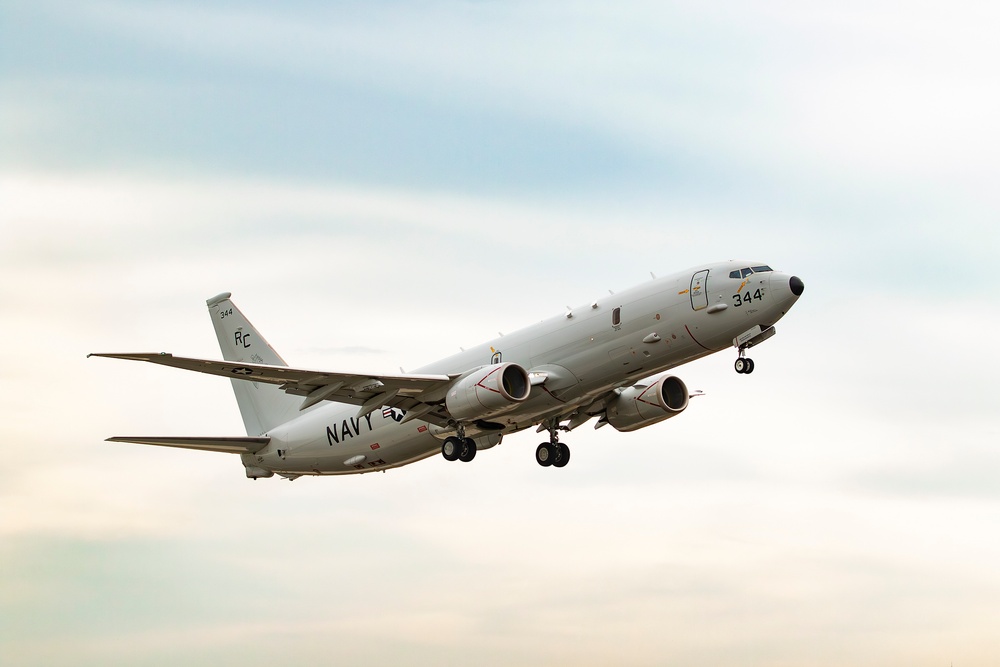 P-8A Poseidon Takes Off