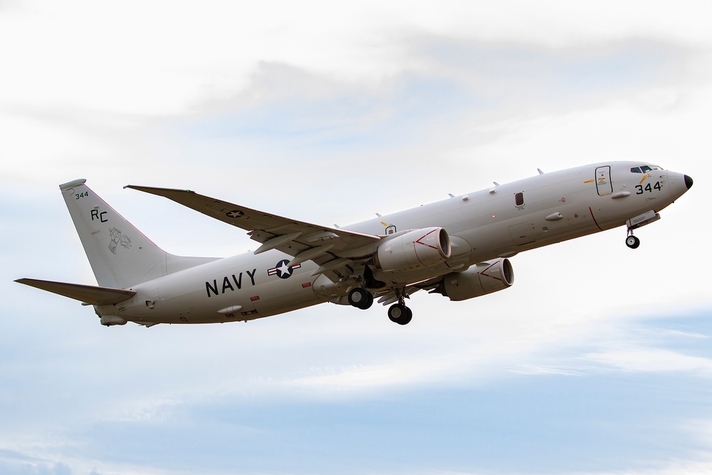 P-8A Poseidon Takes Off