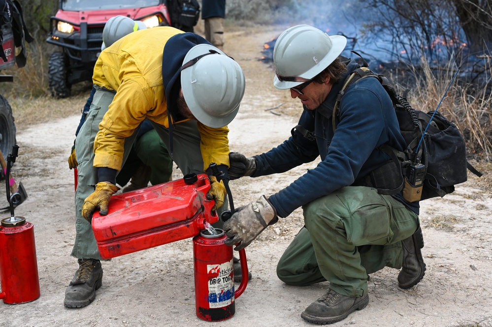 Beneath the smoke of Laughlin’s controlled burn