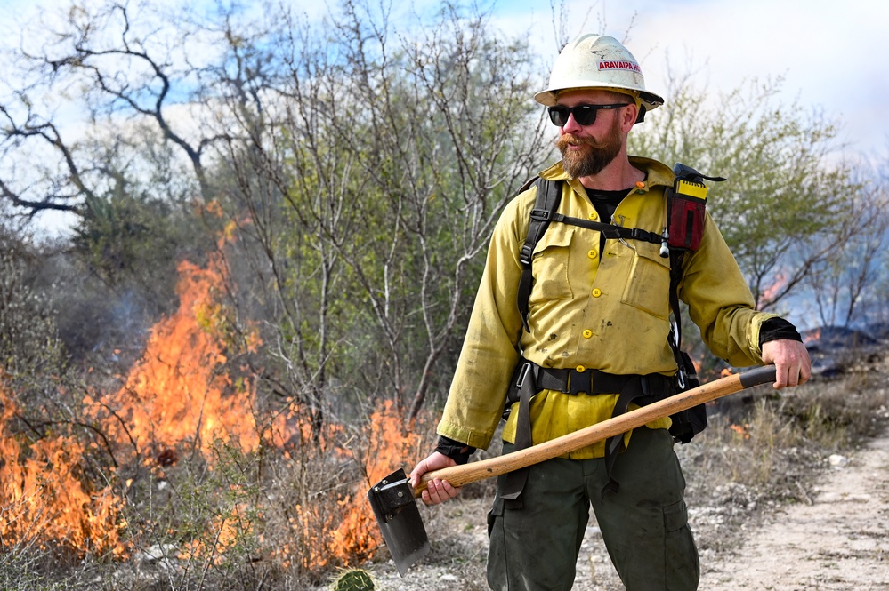 Beneath the smoke of Laughlin’s controlled burn