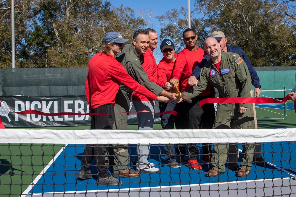 NAS Pensacola MWR Pickleball Court Opening