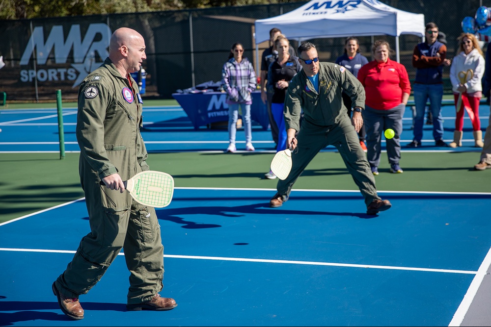 NAS Pensacola MWR Pickleball Court Opening