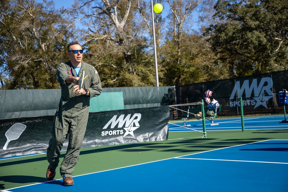 NAS Pensacola MWR Pickleball Court Opening