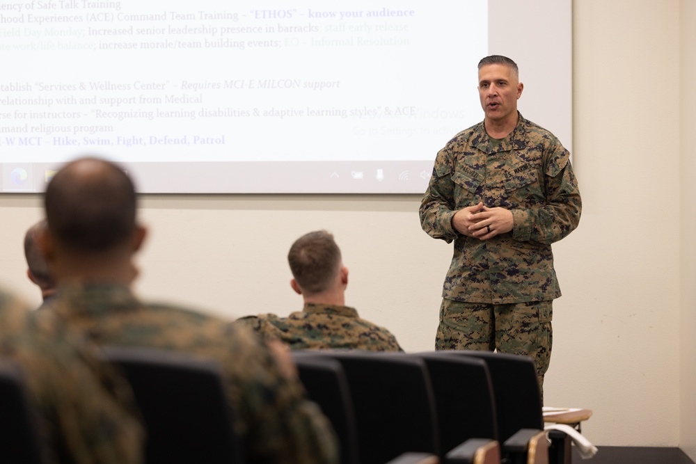 Training Command hosts Senior Leaders’ Call at Camp Pendleton