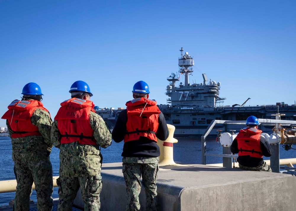 Daily Operations Aboard USS George H.W. Bush (CVN 77)