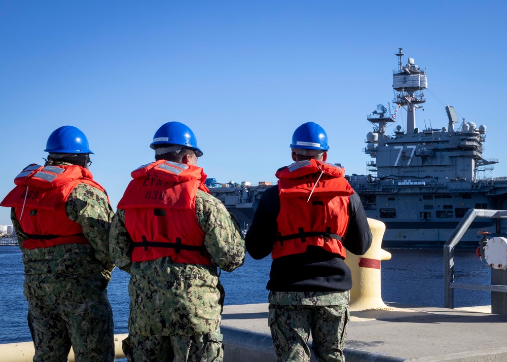 Daily Operations Aboard USS George H.W. Bush (CVN 77)