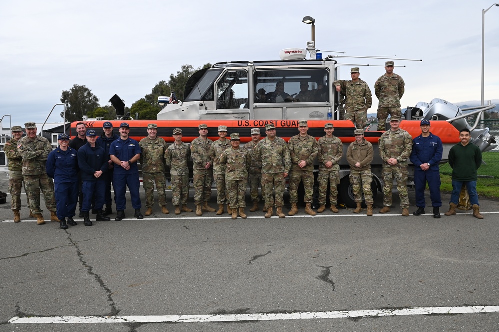 Army Civil Affairs Battalion visits Coast Guard Island