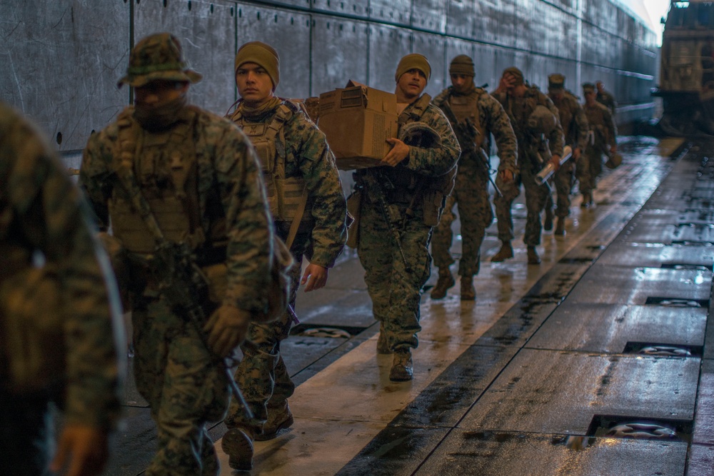 Come Aboard: BLT 1/5 Embarks USS Boxer for Integrated Training