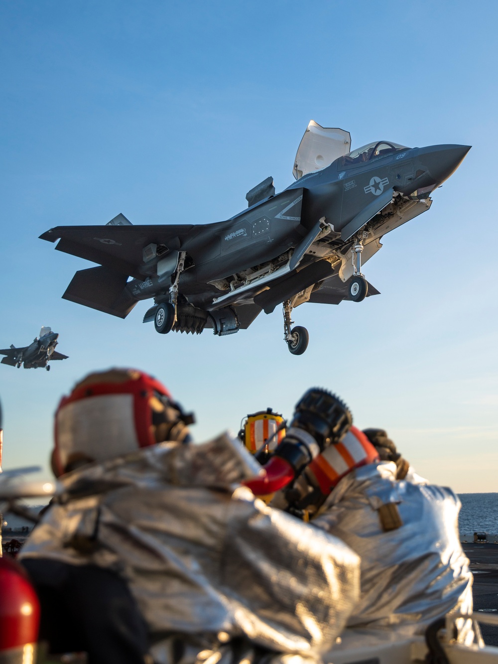 15th MEU F-35Bs Conduct Carrier Qualifications During Integrated Training