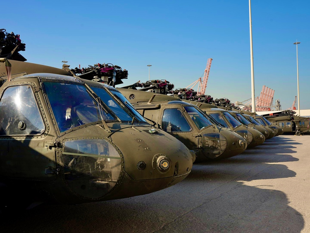 Warfighting (sustainment) - SDDC Transports 82nd CAB Aviation Assets into the CENTCOM Area of Operations