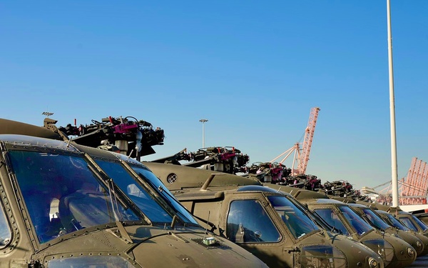 Warfighting (sustainment) - SDDC Transports 82nd CAB Aviation Assets into the CENTCOM Area of Operations