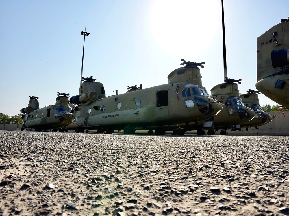 Warfighting (sustainment) - SDDC Transports 82nd CAB Aviation Assets into the CENTCOM Area of Operations