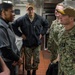 U.S. 2nd Fleet Commander Visits USS Leyte Gulf (CG 55)