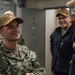 U.S. 2nd Fleet Commander Visits USS Leyte Gulf (CG 55)