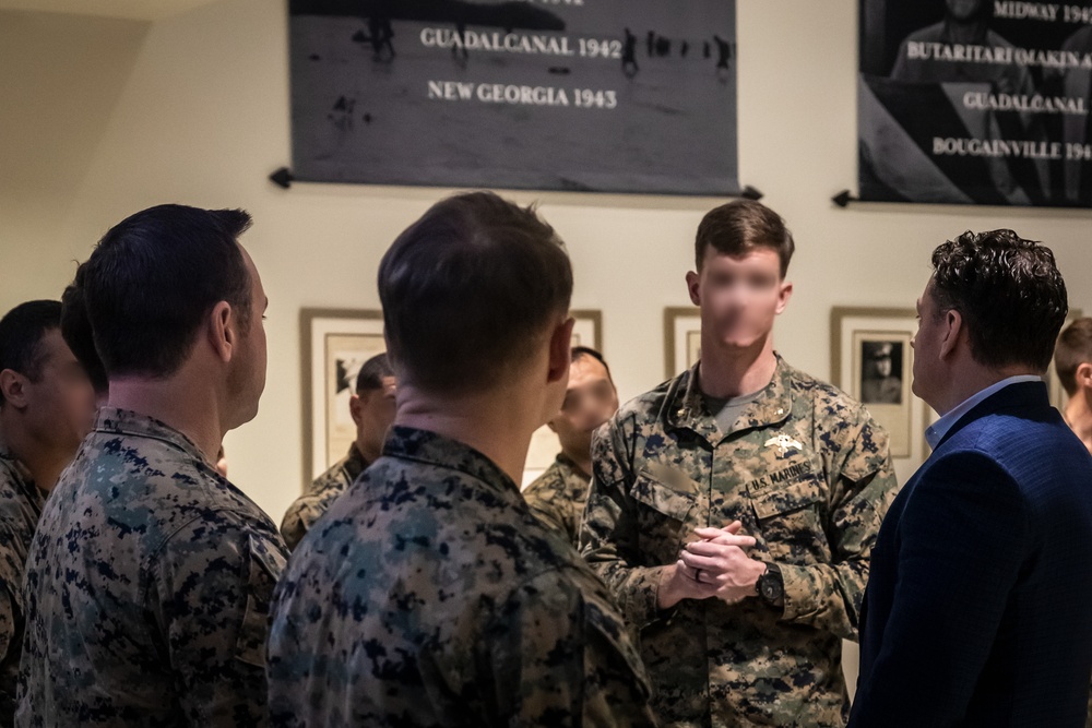 ASD-SOLIC Christopher Maier visits MARSOC