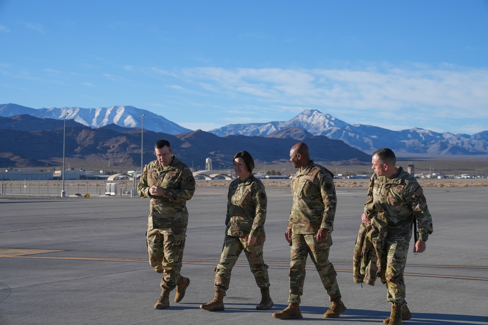 CMSAF Visits Creech Air Force Base