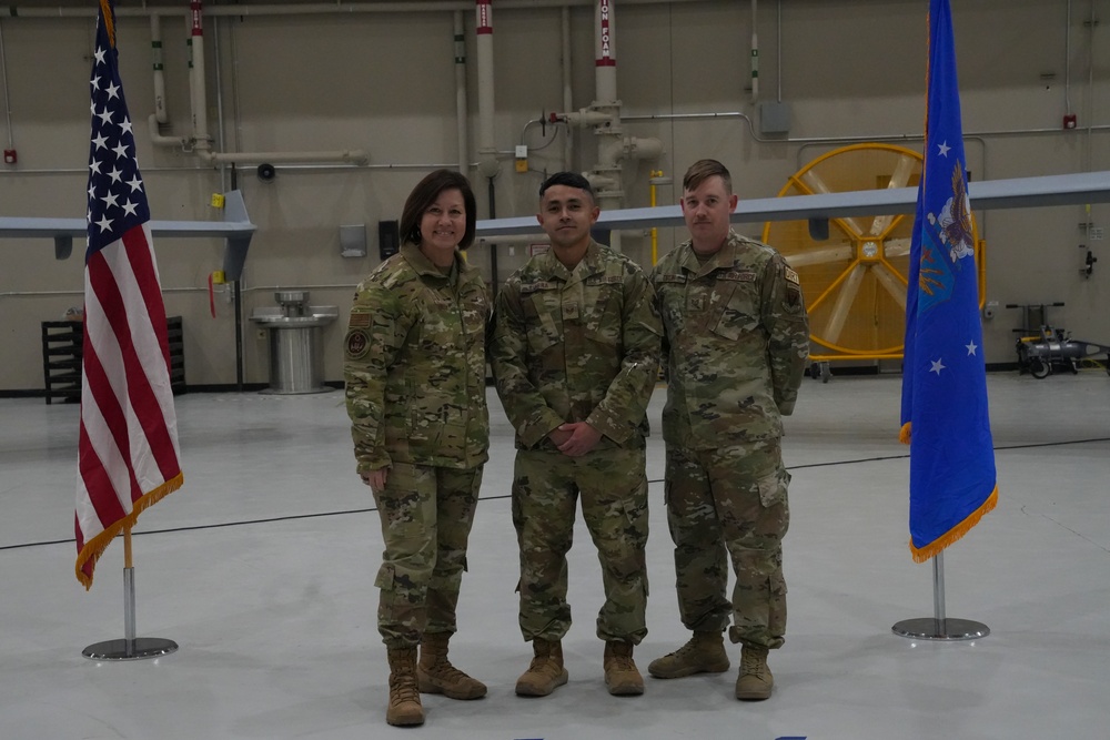 CMSAF Visits Creech Air Force Base