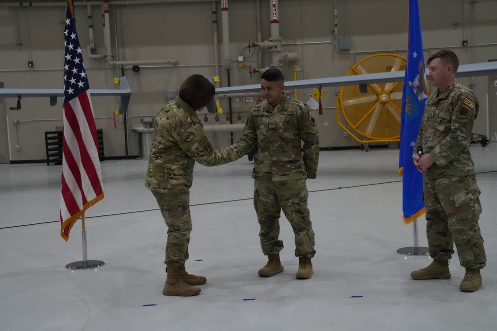 CMSAF Visits Creech Air Force Base