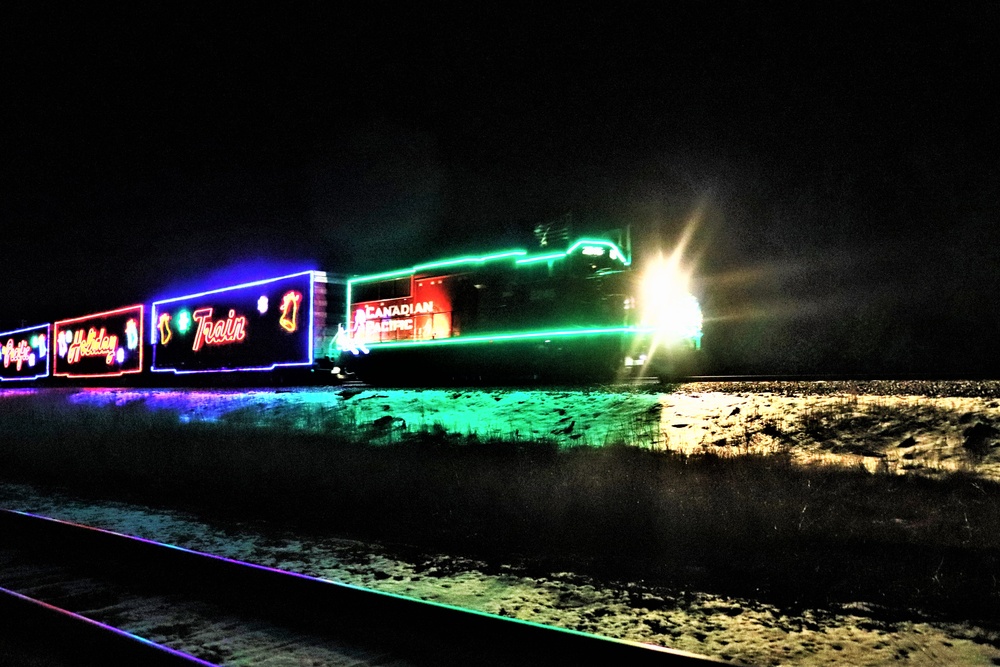 2023 Holiday Train travels through Fort McCoy
