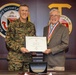 MCI-West Commanding General presents Presidential Lifetime Achievement Award