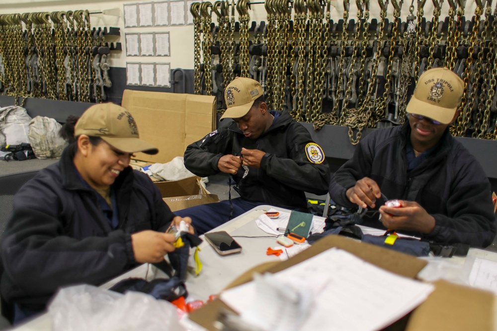 USS Tripoli Deck Department