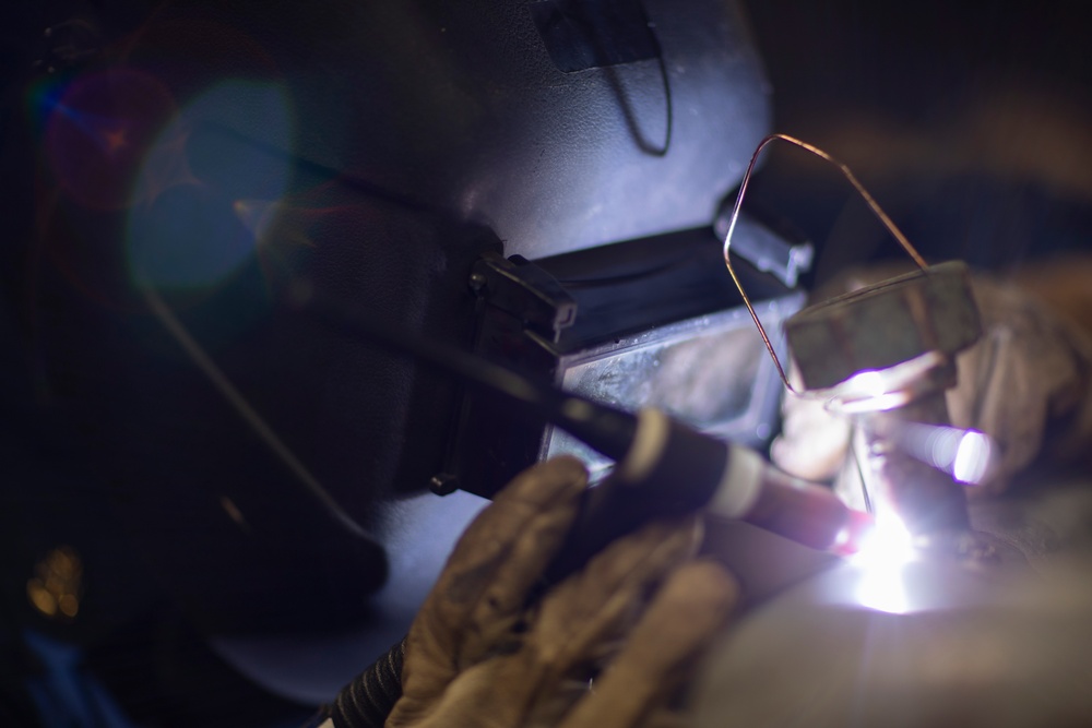 USS Tripoli Welding