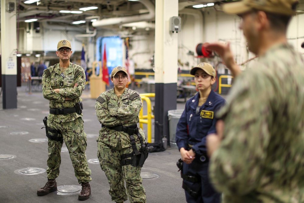 USS Tripoli Weapons Familiarization