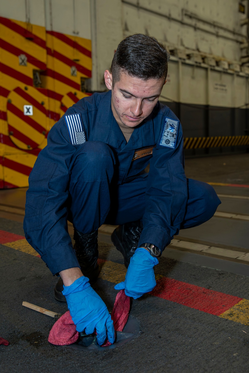 Sailors conduct routine operations