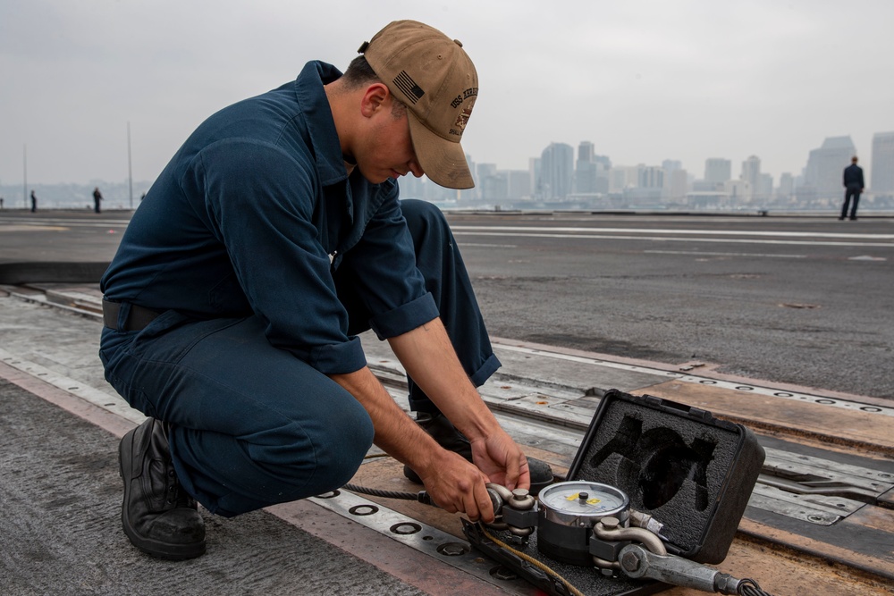 Sailors conduct routine operations