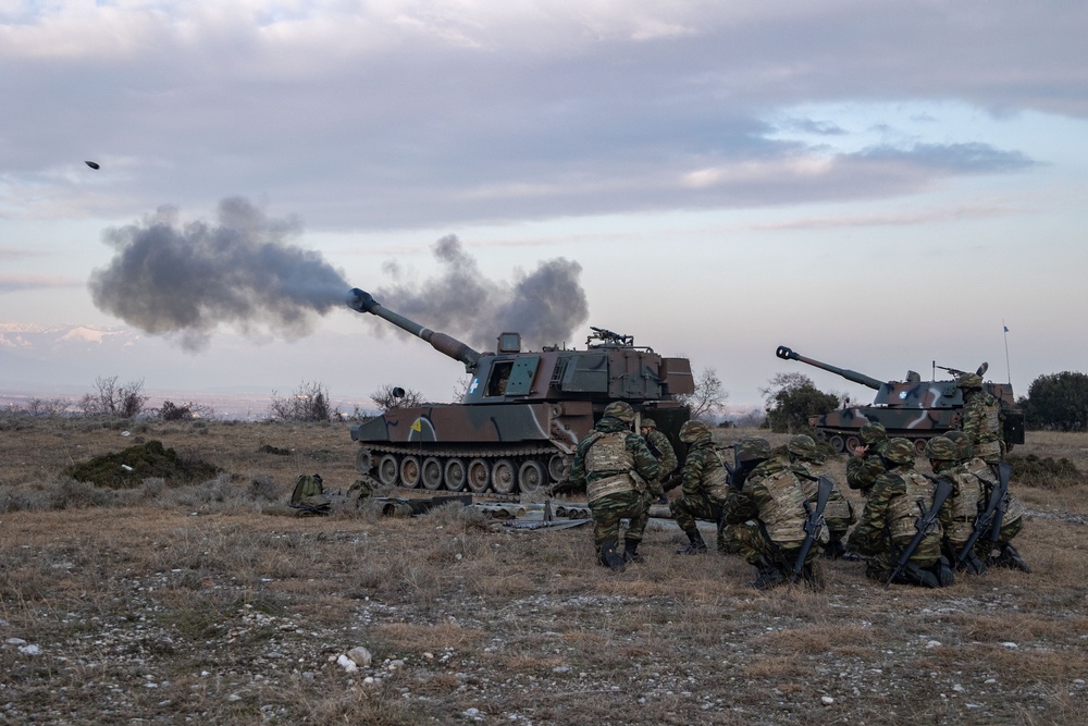 Exercise Odyssey Encore: 26th MEU(SOC) and 32nd Hellenic Marine Brigade Live Fire