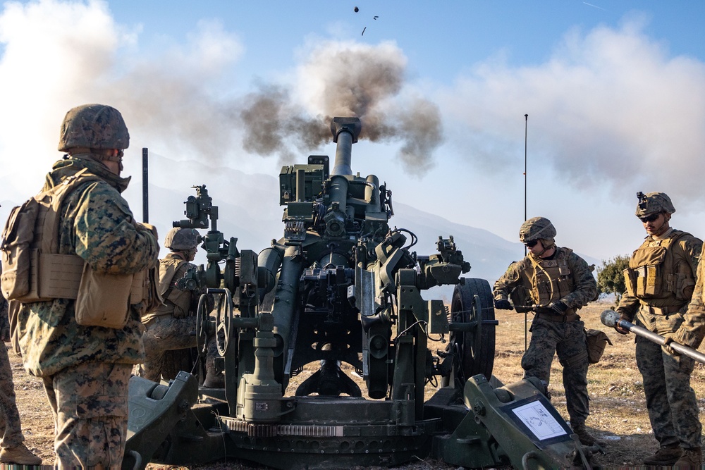 Exercise Odyssey Encore: 26th MEU(SOC) and 32nd Hellenic Marine Brigade Live Fire