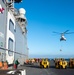 USS America Conducts a Vertical Replenishment Operation with USNS Charles Drew (T-AKE-10)