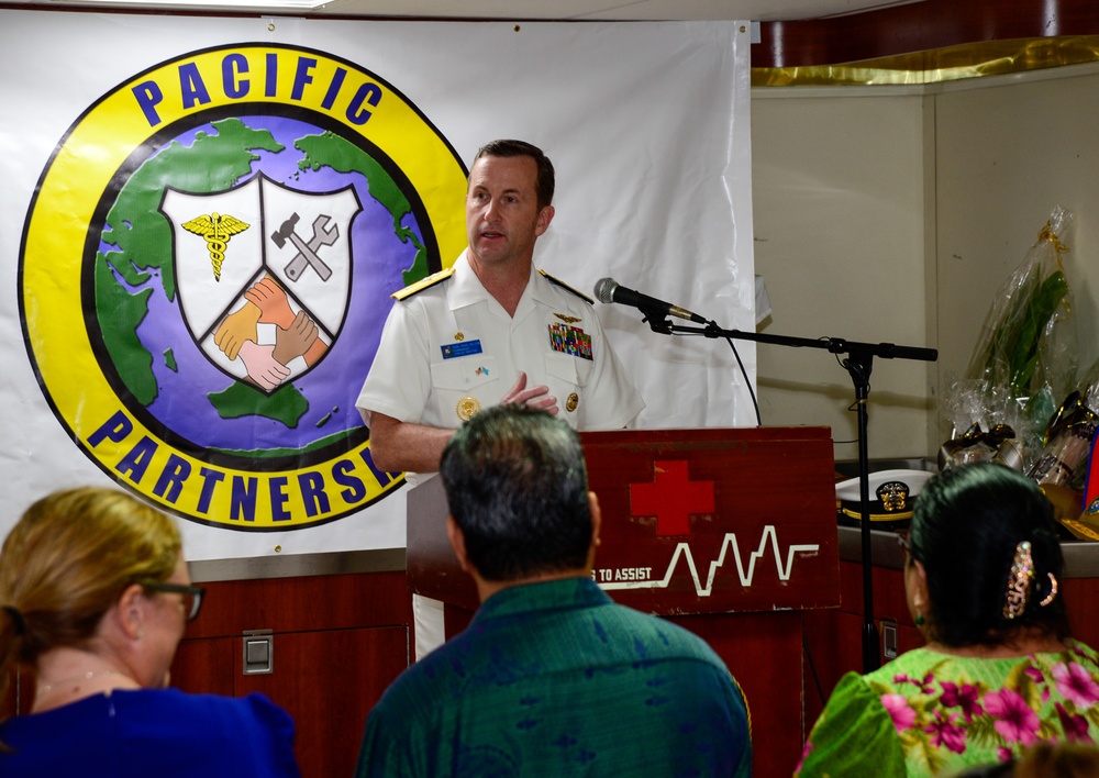 Pacific Partnership 2024-1: Chuuk Closing Ceremony Aboard Mercy