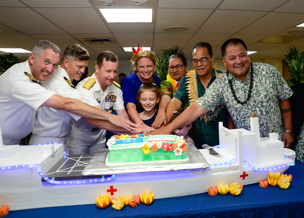 Pacific Partnership 2024-1: Chuuk Closing Ceremony Aboard Mercy