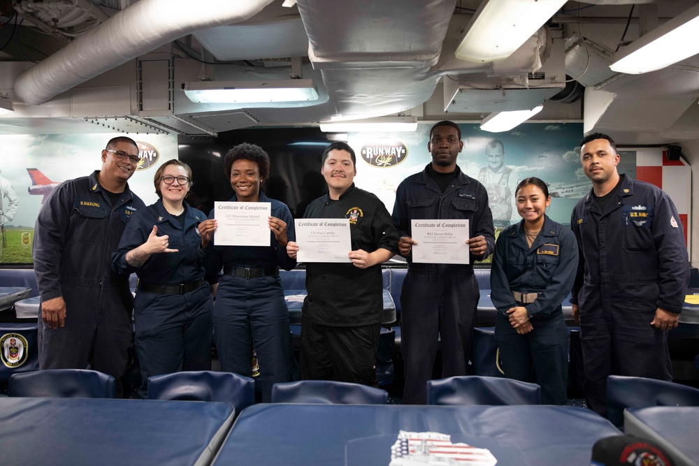 USS William P. Lawrence Foundational Leadership Development Course Graduation