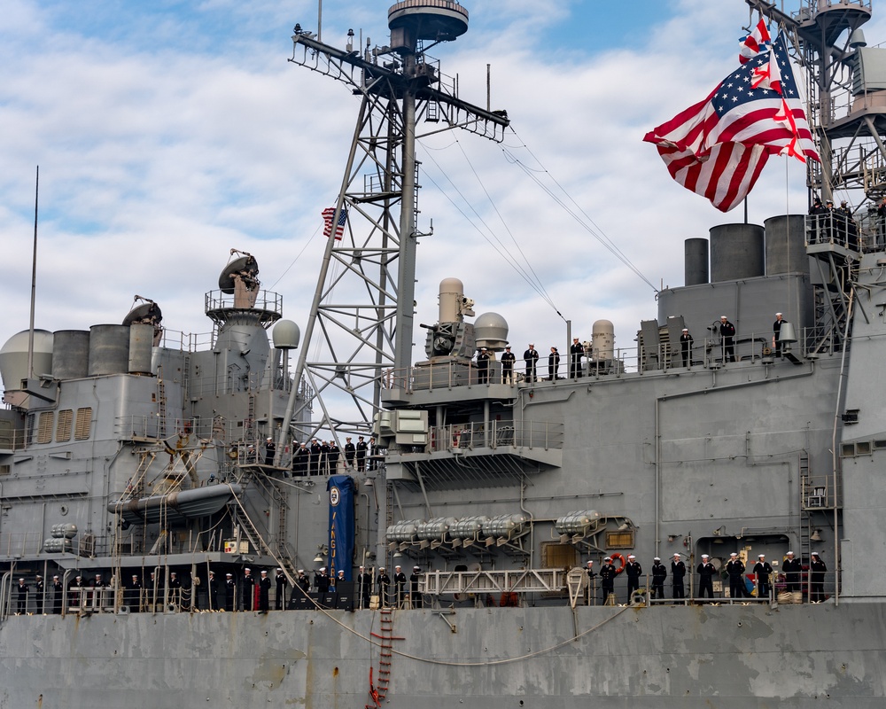 USS Normandy (CG 60) Returns from Deployment