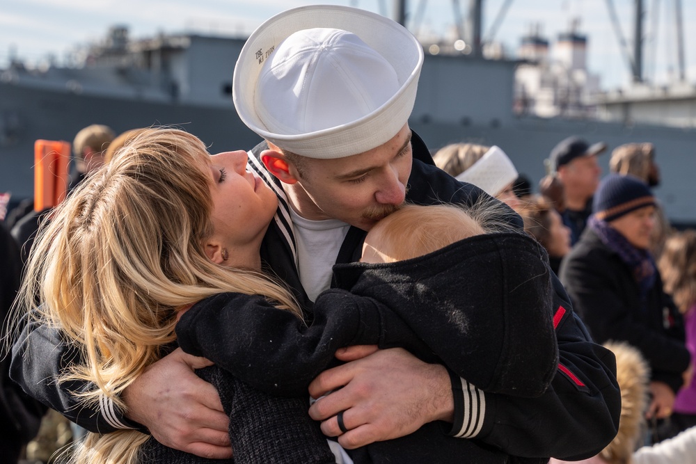 USS Normandy (CG 60) Returns from Deployment