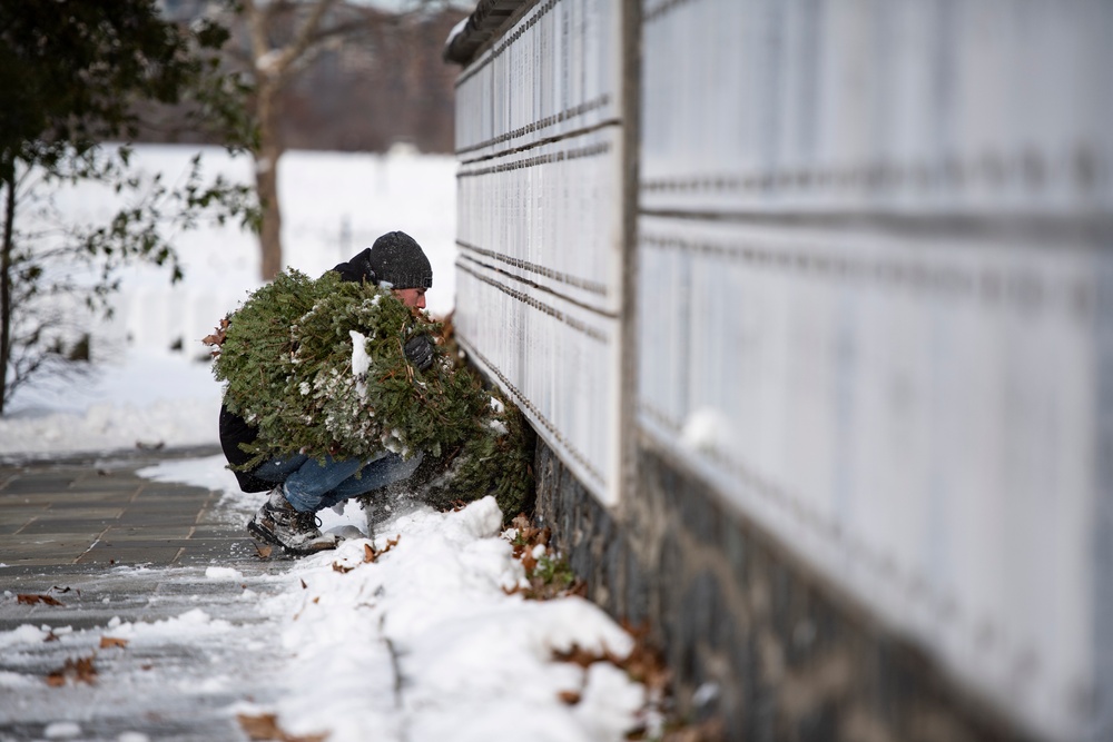 Wreaths Out at Arlington National Cemetery 2024