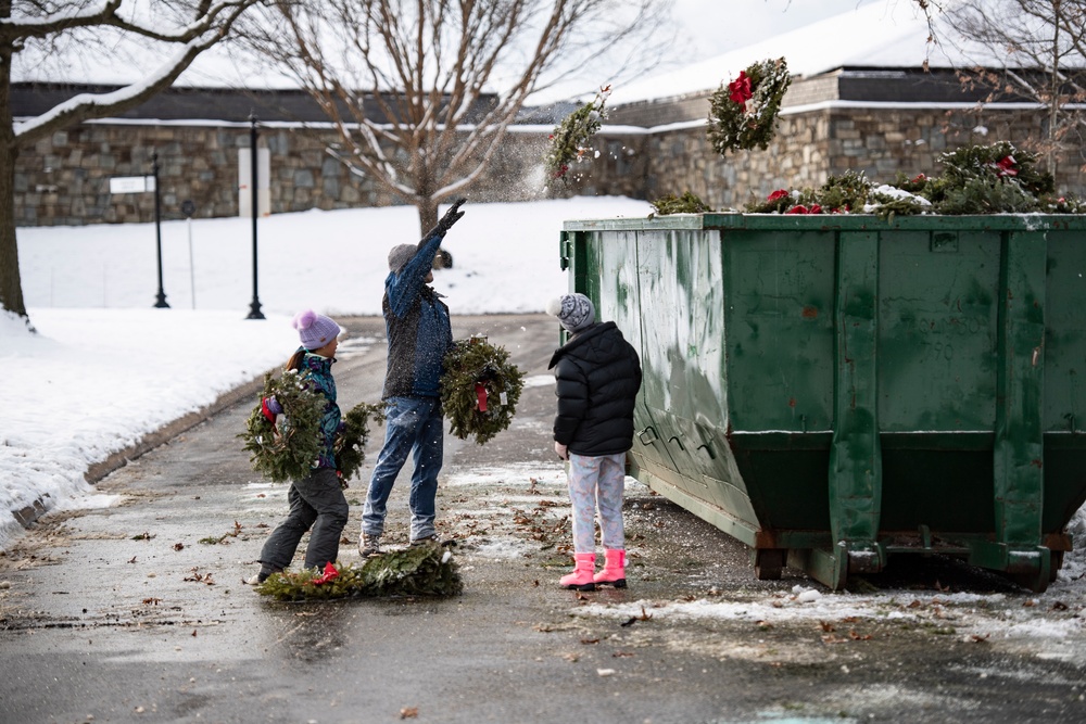 Wreaths Out at Arlington National Cemetery 2024