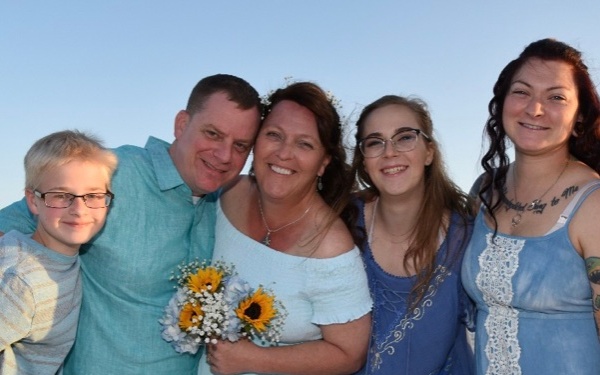 The last picture of the Martin family with Jack.