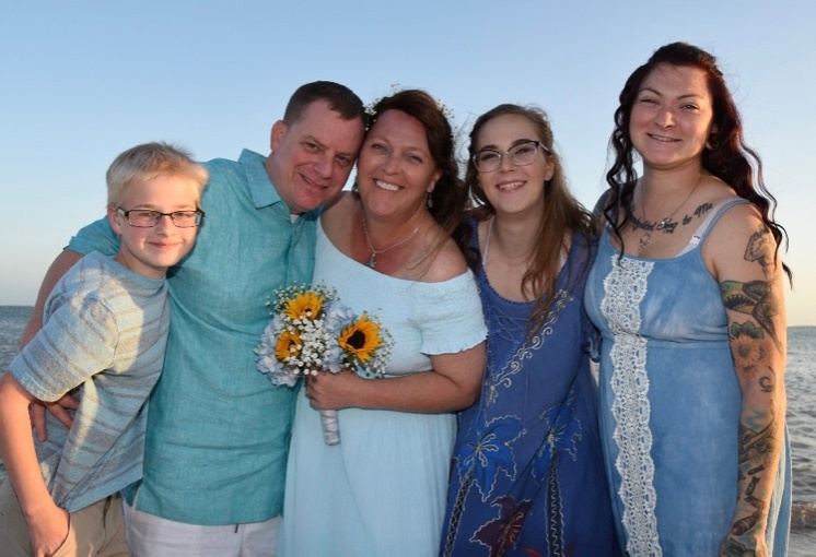 The last picture of the Martin family with Jack.