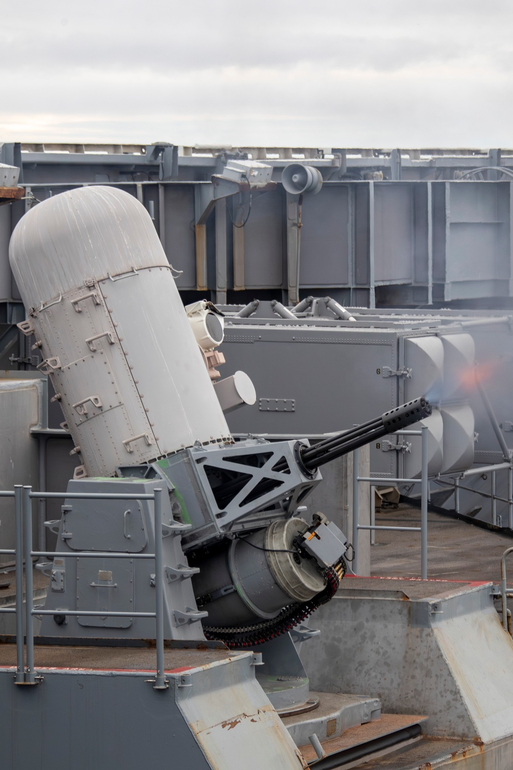 Abraham Lincoln conducts CIWS live-fire testing