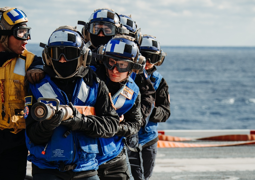 Sailors Participate in a Mass Casualty Drill