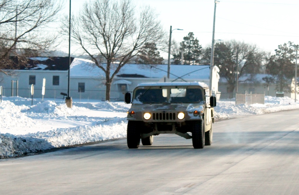 January 2024 training operations at Fort McCoy