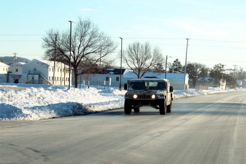 January 2024 training operations at Fort McCoy